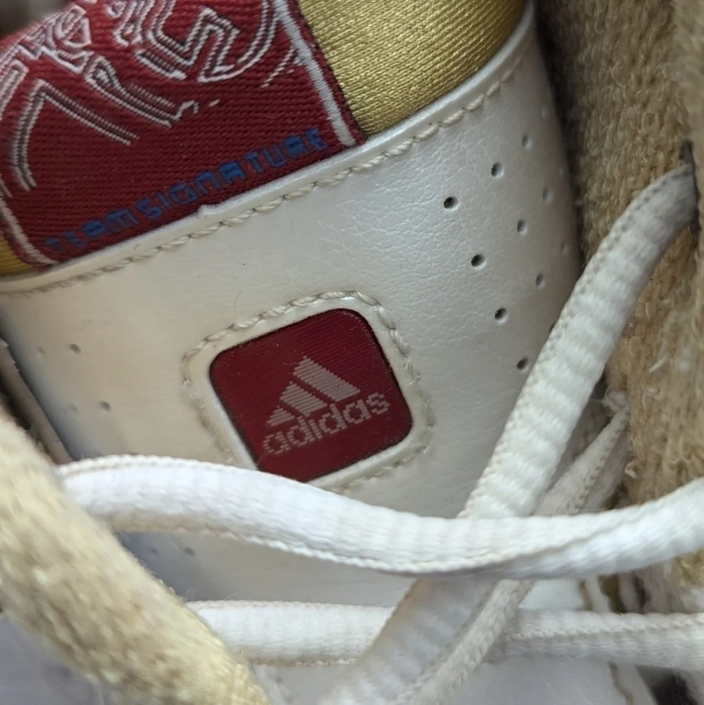 2008 Adidas Man's TS PRO  Tim Duncan Edition   Red & White-NBA All Star Size 14